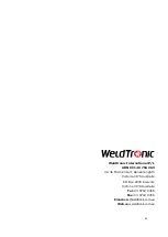 Предварительный просмотр 48 страницы Weldtronic TM250C Operating Manual