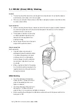 Предварительный просмотр 25 страницы Weldtronic TTIG200PADP Operating Manual