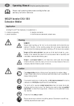 Предварительный просмотр 2 страницы Weldy Iberian booster EX2 Operating Manual