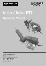 WELDY foiler Operating Manual preview