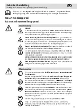 Preview for 39 page of WELDY miniwelder geo2 Operating Manual