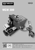 Preview for 1 page of WELDY WGW 300 Operating Instructions Manual