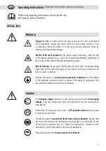 Preview for 3 page of WELDY WGW 300 Operating Instructions Manual