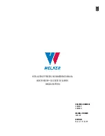 Welker AD905BP Installation, Operation And Maintenance Manual preview