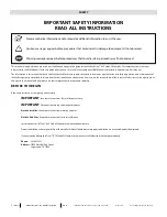 Preview for 3 page of Welker AD905BP Installation, Operation And Maintenance Manual