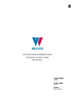 Welker INFLOW Installation, Operation And Maintenance Manual preview