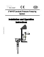 Well Pumps 3"WPS-CP Installation And Operation Instructions Manual предпросмотр