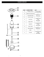 Preview for 2 page of Well Traveled Living 61176 Manual