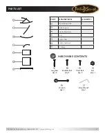 Preview for 3 page of Well Traveled Living Patio Sense 62422 Assembly Instructions Manual