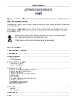 Well AVR-REL-500-WL User Manual preview