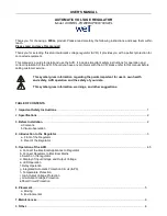 Well AVR-REL-POWERUP1000-WL User Manual preview