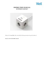 Preview for 1 page of Well EXTS-3S3M-PROT/USB4-WL Instruction Manual