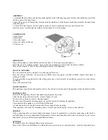 Предварительный просмотр 3 страницы Well HTR-HAL-1200-WL Instruction Manual