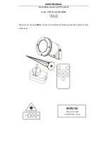 Well PROJ-LSR-RG8-WL User Manual preview