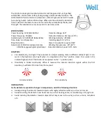 Preview for 2 page of Well SENS-PIR-C02-WL User Manual