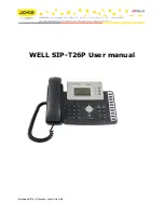 Well SIP-T26P User Manual preview