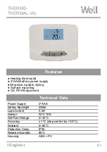 Preview for 2 page of Well THERMS-THERMAL-WL Manual