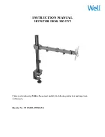 Предварительный просмотр 1 страницы Well TVS-MON-SWS32-WL Instruction Manual