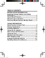 Preview for 2 page of Well Walgreens WGNBPA-740 Manual