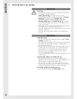 Preview for 12 page of Wella Visionair M50 Operating Instructions Manual