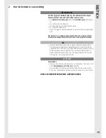 Preview for 13 page of Wella Visionair M50 Operating Instructions Manual