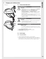 Preview for 19 page of Wella Visionair M50 Operating Instructions Manual