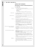 Preview for 30 page of Wella Visionair M50 Operating Instructions Manual