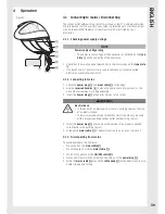 Preview for 37 page of Wella Visionair M50 Operating Instructions Manual