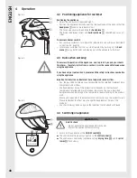 Preview for 38 page of Wella Visionair M50 Operating Instructions Manual