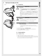 Preview for 41 page of Wella Visionair M50 Operating Instructions Manual