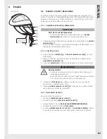 Preview for 81 page of Wella Visionair M50 Operating Instructions Manual