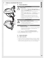 Preview for 85 page of Wella Visionair M50 Operating Instructions Manual