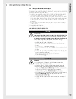 Preview for 121 page of Wella Visionair M50 Operating Instructions Manual