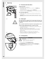 Preview for 126 page of Wella Visionair M50 Operating Instructions Manual