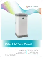 WellAir NOVAERUS Defend 400 User Manual предпросмотр