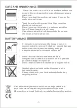 Предварительный просмотр 8 страницы welland KG65-M Instruction Manual