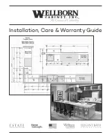 Wellborn Cabinet Elegant Bath series Installation And Care Manual preview