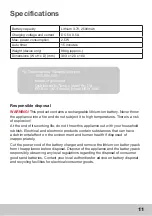 Preview for 11 page of Wellcare FE-0134 User Manual