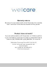 Preview for 16 page of Wellcare FE-5856 User Manual