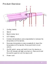 Предварительный просмотр 7 страницы Wellcare TB-1780LCD User Manual