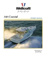 Preview for 1 page of Wellcraft 360 Coastal Owner'S Manual