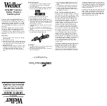 Preview for 1 page of Weller BP645MP Quick Start Manual