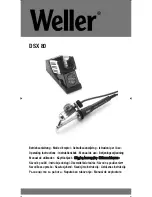 Предварительный просмотр 1 страницы Weller DSX 80 Operating Instructions Manual