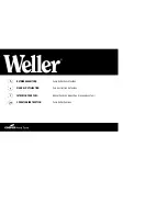 Preview for 1 page of Weller FE 50 M Operating Instructions Manual