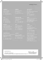 Preview for 204 page of Weller Laser Line 200V Translation Of The Original Instructions