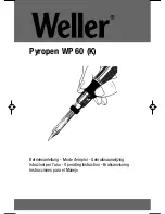 Weller PYROPEN WP 60 Operating Instruction preview