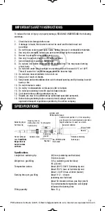 Preview for 15 page of Weller PYROPEN Operating Instructions Manual