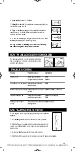 Preview for 17 page of Weller PYROPEN Operating Instructions Manual