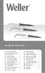 Preview for 1 page of Weller SI 120 Operating Instructions Manual