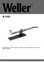 Preview for 1 page of Weller W 101H Operating Instructions Manual